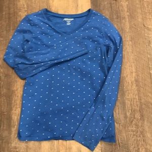 Girls blue shirt